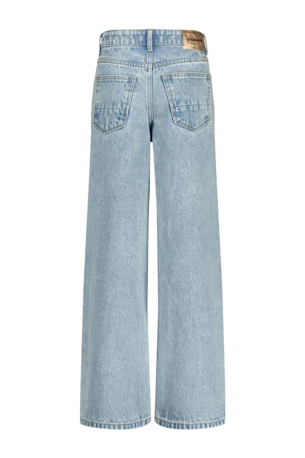 Vingino wide leg baggy jeans light blue denim