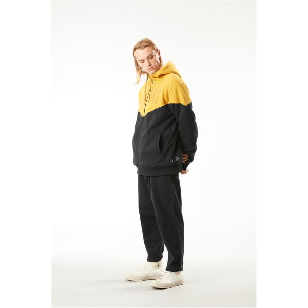 Sweatshirt PICTURE BASEMENT PLUSH ZIP HOODIE CHAI TEA BLACK