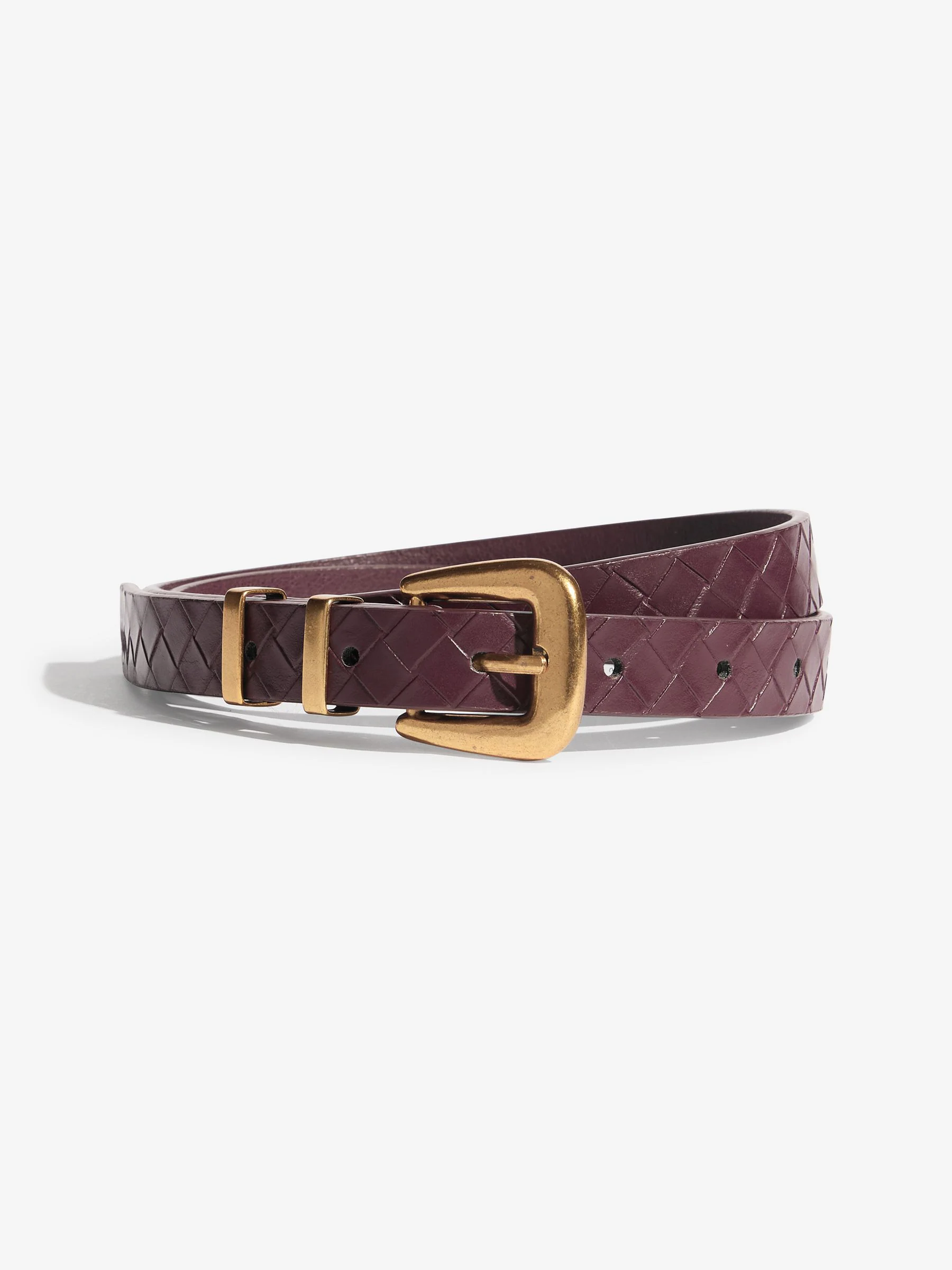 Snake Print, Burgandy and Black - Friends Like These Skinny Belts 3 Pack