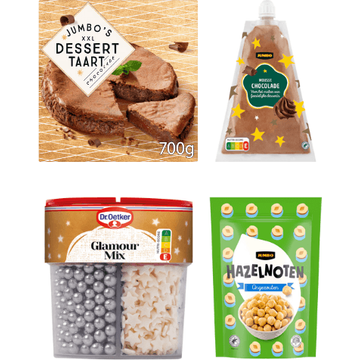 Chocolade kerstdessert, chocolade (8 pers.)