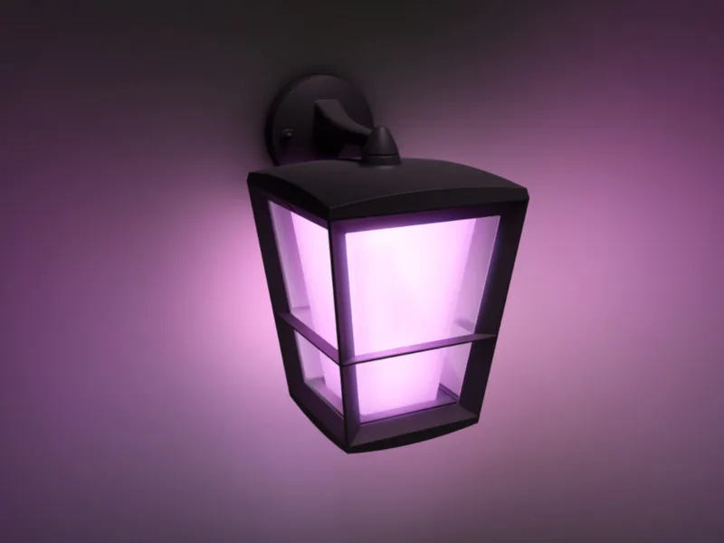 Philips Hue White Color Ambiance Econic Udendørs Væglampe - Down