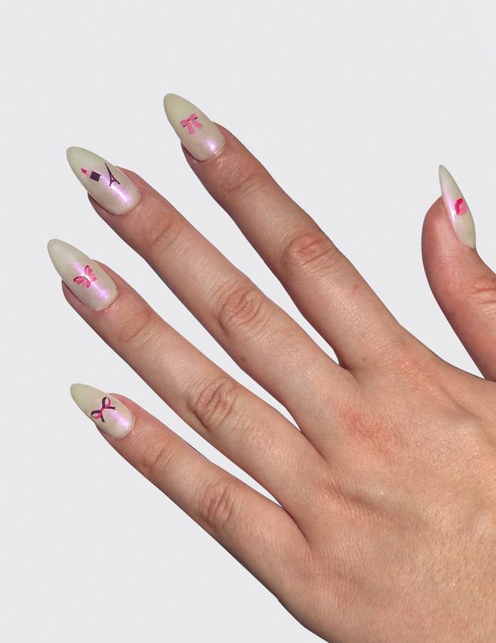 Le Mini Macaron Mini Nail Stickers Baby Doll