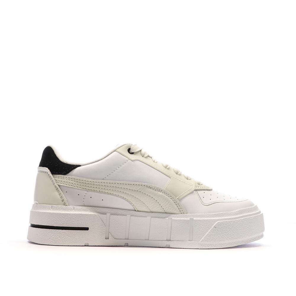 Puma Baskets Blanches/Ecru Femme Puma Cali Court Pure