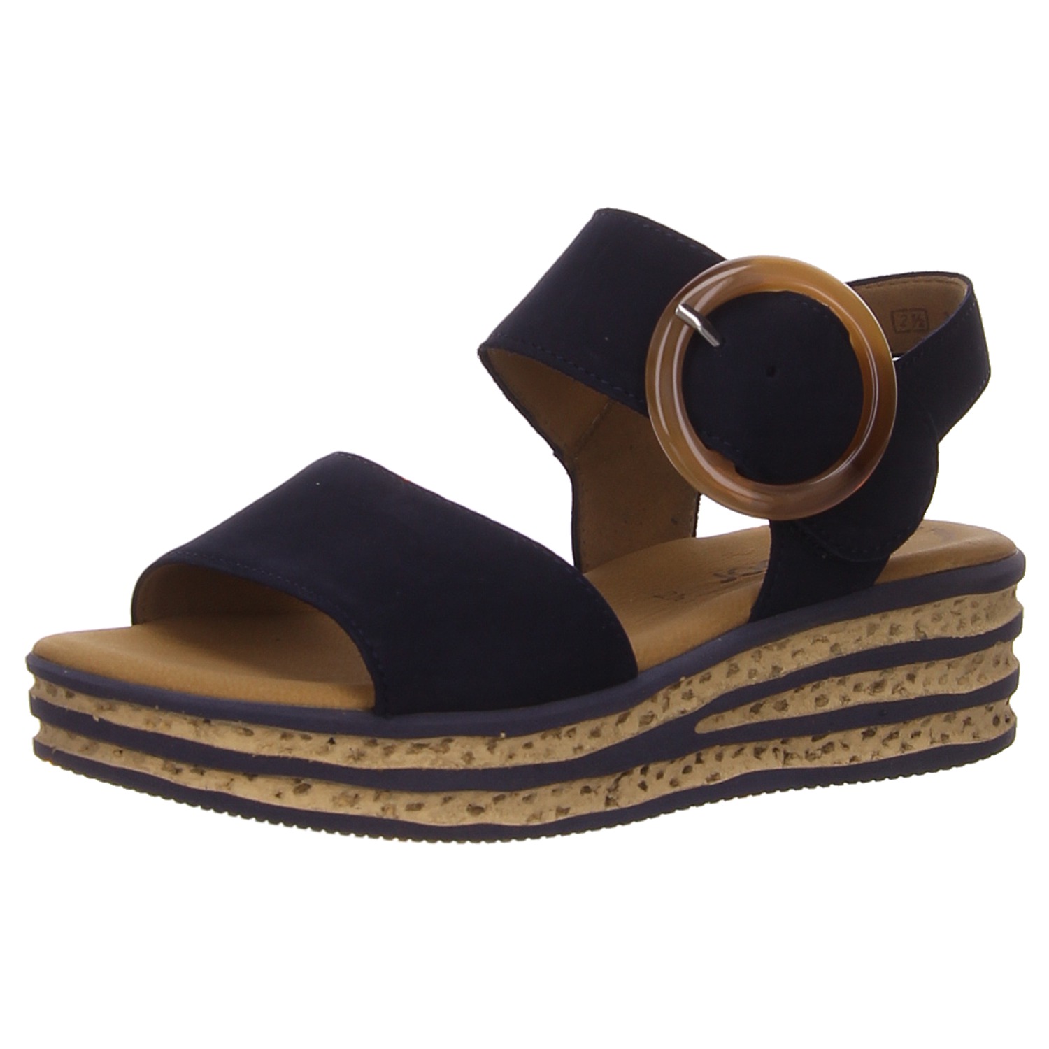 Gabor Keilsandalette blau blau
