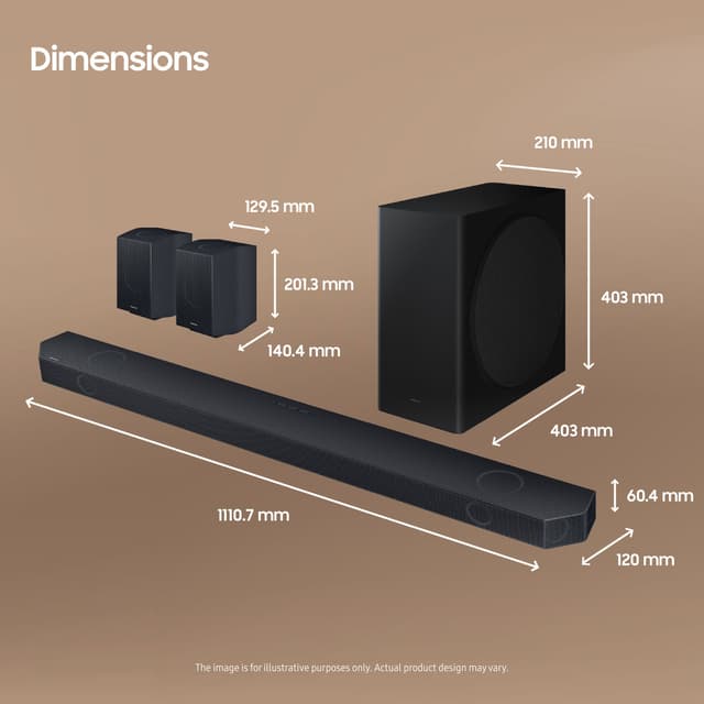 Samsung 9.1.4ch HW-Q935D soundbar (sort)