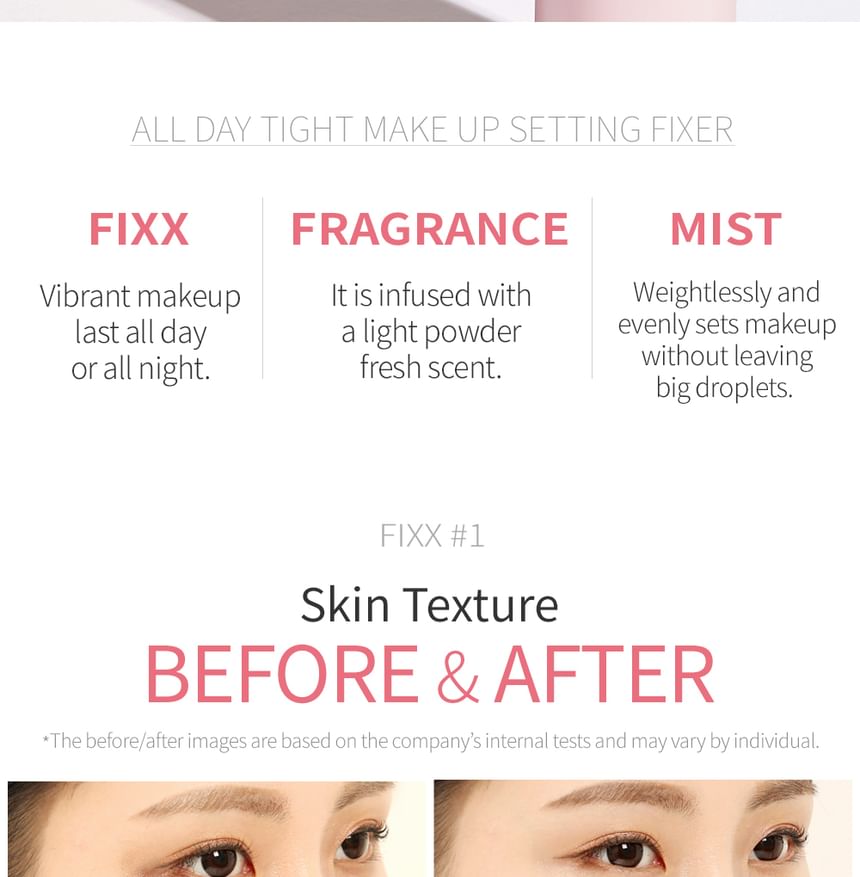 zo natuurlijk - All Day Tight Make Up Setting Fixer General Mist