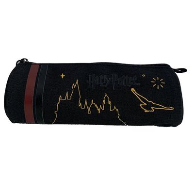 Trousse ronde Harry Potter Gryffondor - 1 compartiment - gris - Kid'Abord