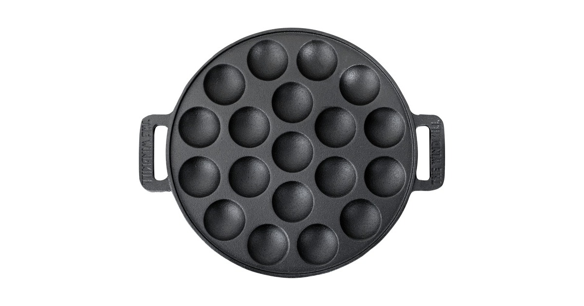 The WindmillPoffertjespan bak-/braadpan  (Zwart, Ø 24 cm)