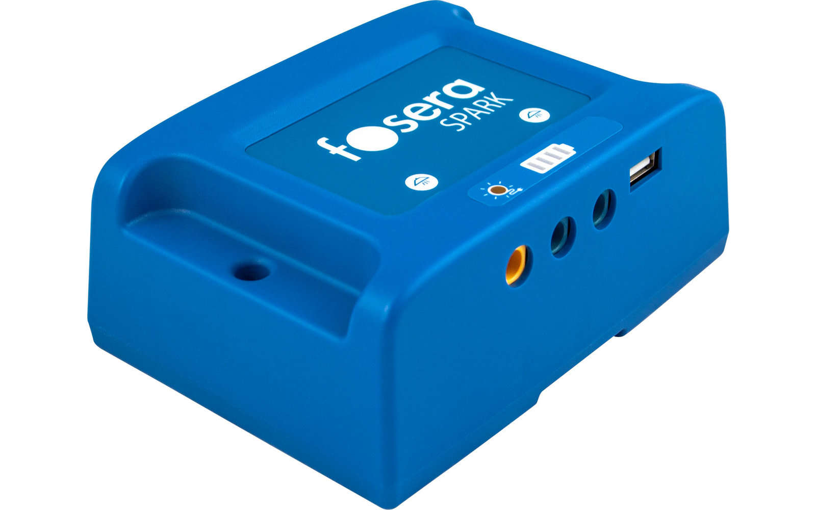 Fosera Spark 20 Solaranlagen-Set inklusive Batterie und 2 Einbaulampen