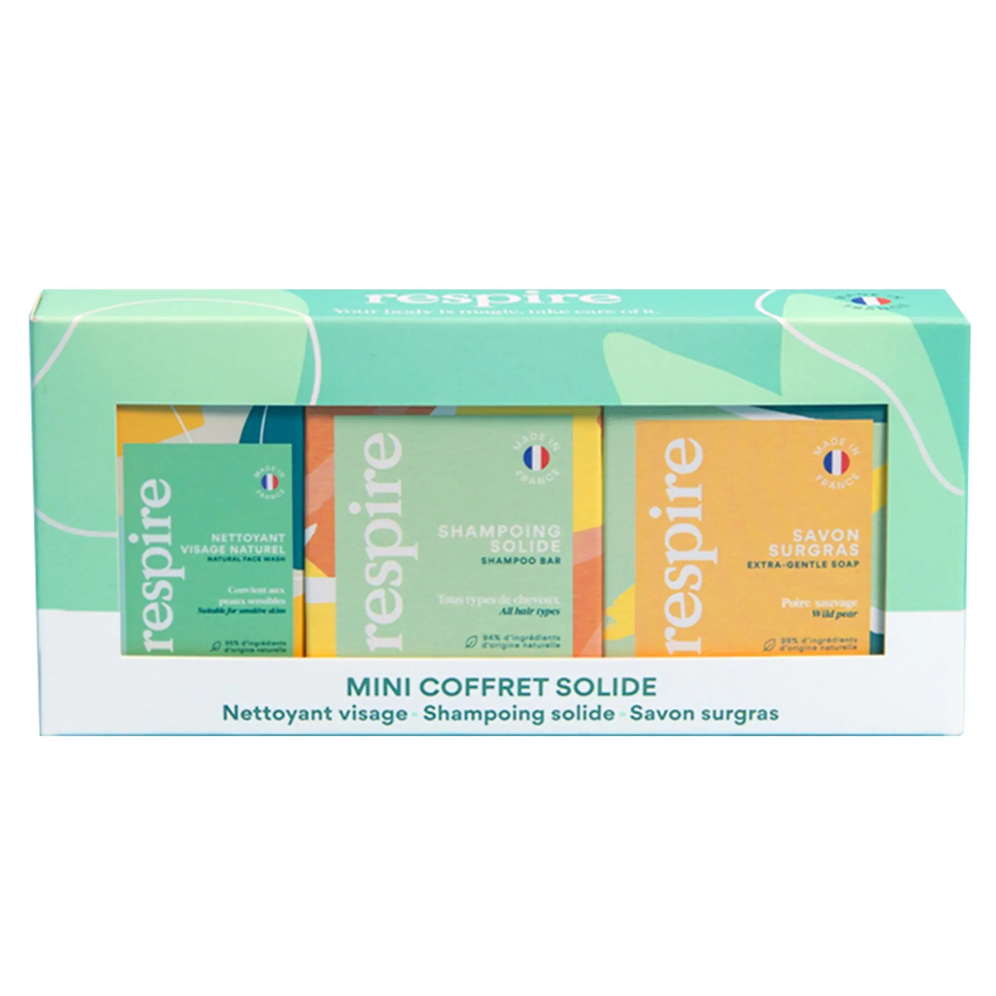 Respire - BODYCARE Coffret mini solides- Green