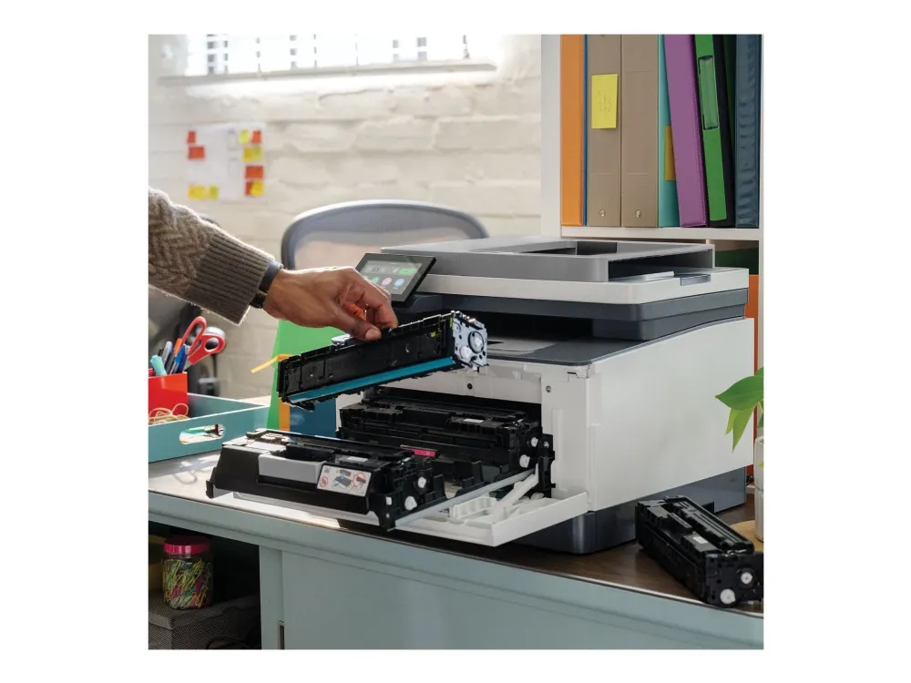 HP Color LaserJet Pro MFP 3302fdn - Multifunktionsprinter - farve - laser - Legal (216 x 356 mm) (original) - A4/Legal (medie) - op til 25 spm (kopiering) - op til 25 spm (udskriver) - 250 ark - 33.6 Kbps - Gigabit LAN, USB 2.0, USB 2.0 vært