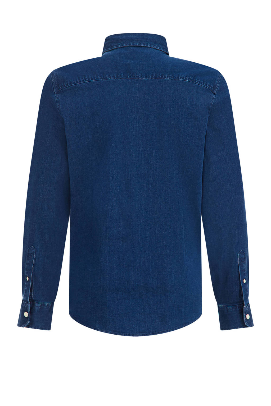 WE Fashion denim overhemd dark blue denim