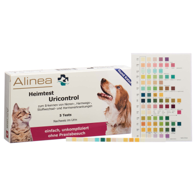 Alinea Heimtest Urincontrol Hund/Katze 5 Tests