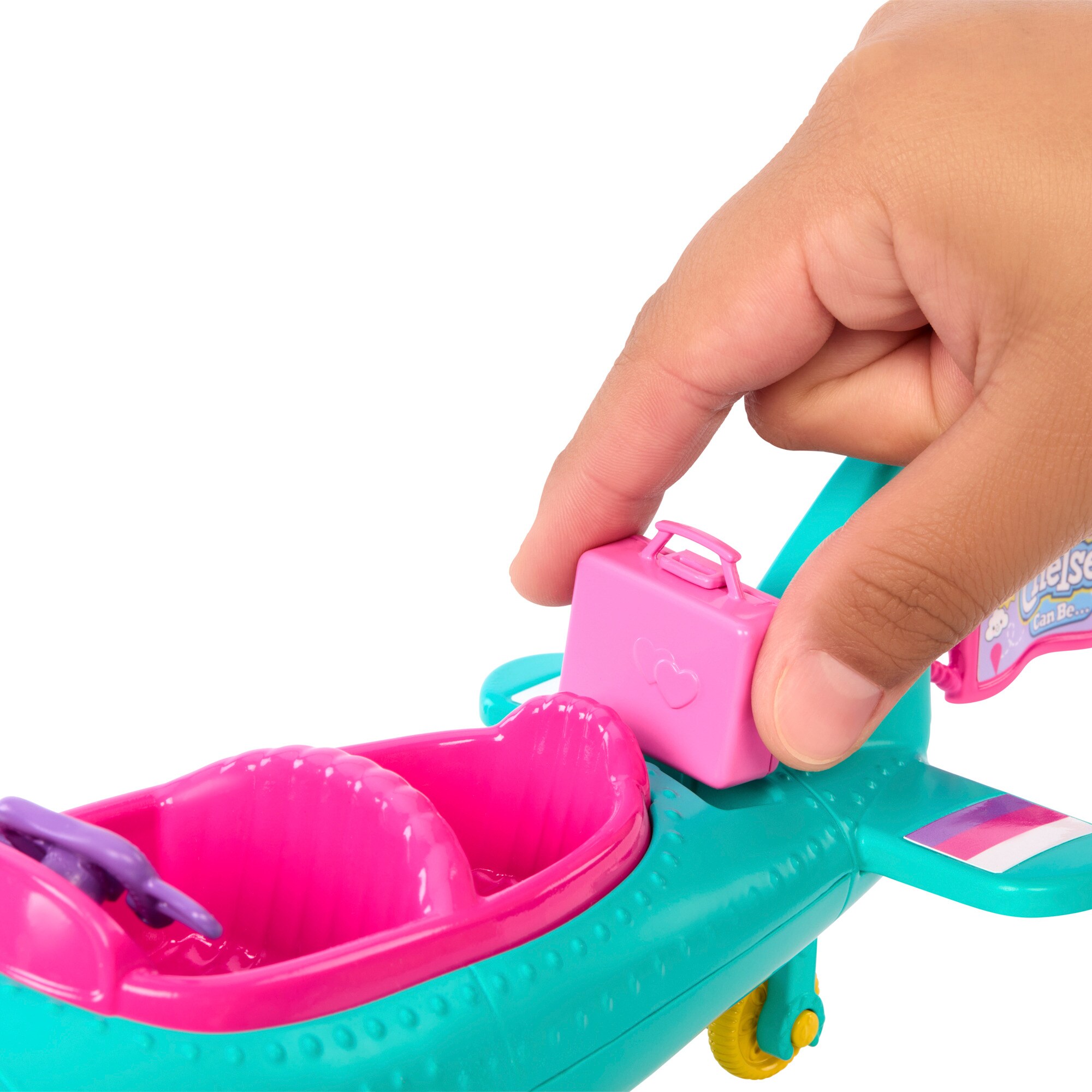 Mattel Puppe Barbie Family & Friends New Chelsea Can Be Plane
