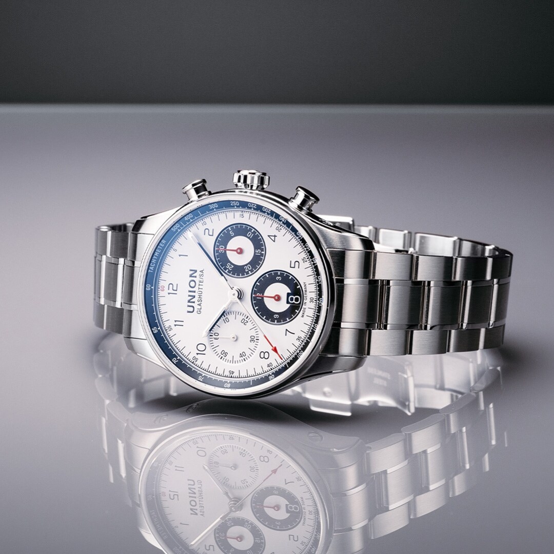Union Glashütte Belisar Chronograph 40mm Weiss