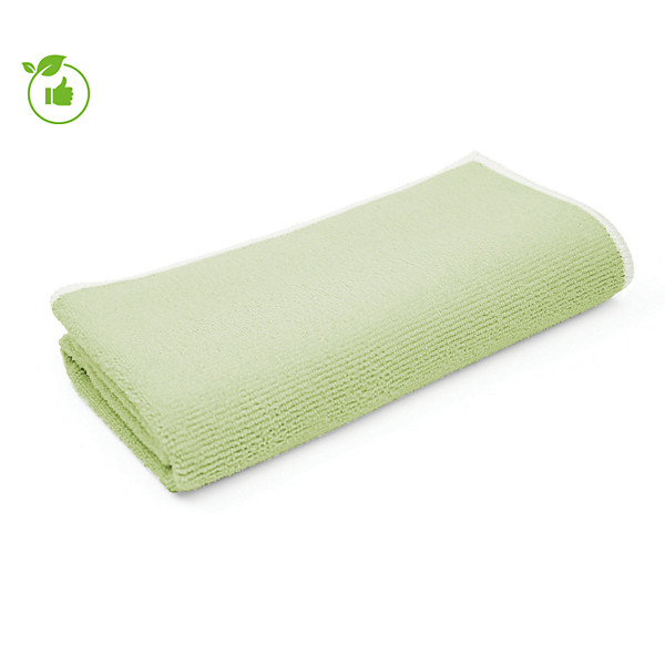 Lavettes microfibres Greenspeed Re-belle 40 x 40 cm vertes, lot de 5