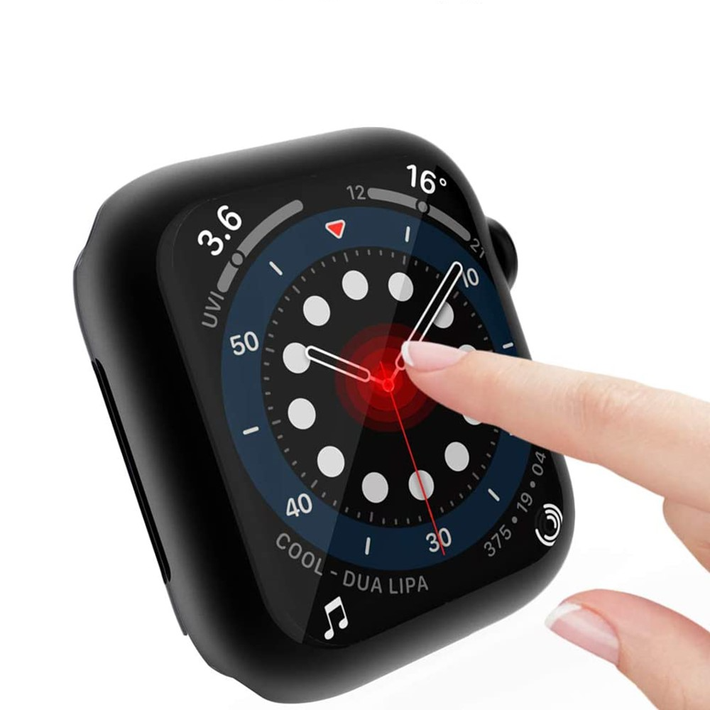 Apple Watch (40mm) Galvanisierte Gummi Bumper Hülle mit Displayschutz - Roségold