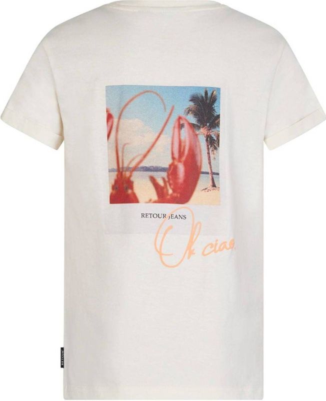 Retour Jeans T-shirt Damon - Gebroken Wit