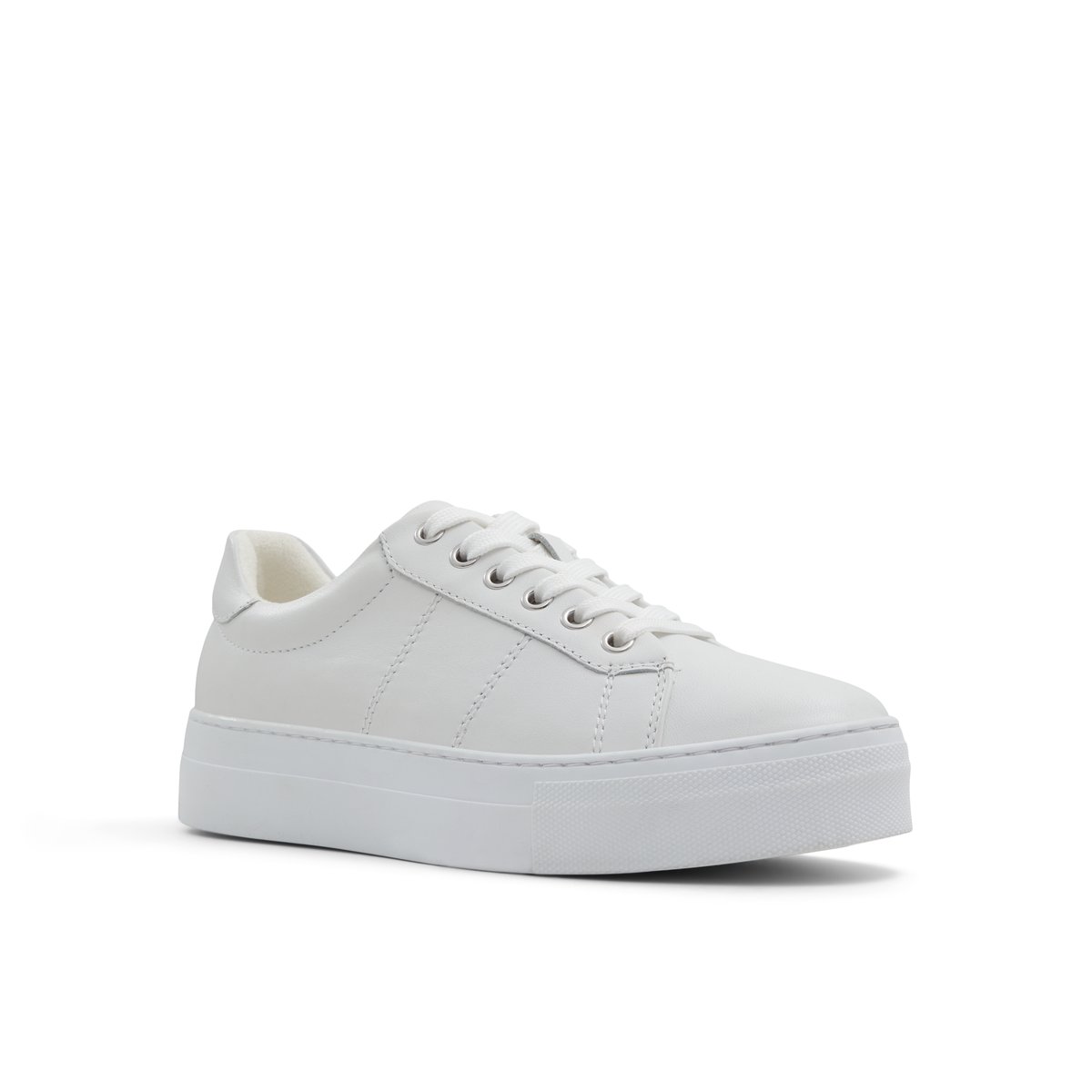 LUCA FERRI-Nerraweth-Baskets - Talon plat - Blanc
