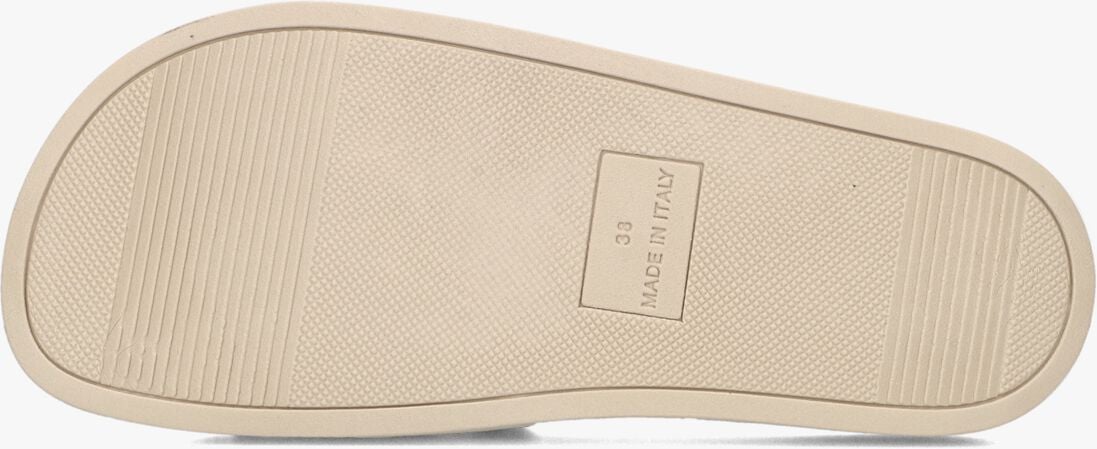beige woolrich badslippers slide sandal dames