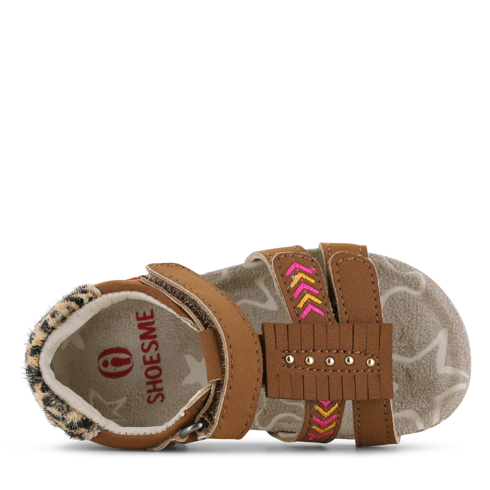 Shoesme cognacfarbene Sandale mit Detail