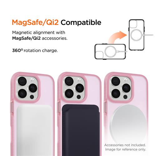 iPhone 16 Pro Max MagSafe Blizzard Case GRS Schutzhülle aus Recycelten Materialien (EGCA00835) - Pink