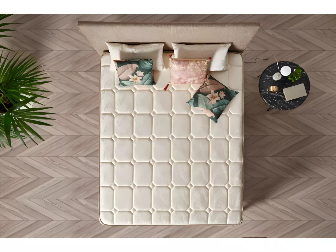 Naturalex - Matelas Luxury 140x190 cm - Multicouches HR - Blue Latex - Très épais 30 cm, Mousse à Mémoire de forme, 7 zones, Confortable - 2 faces été, hiver