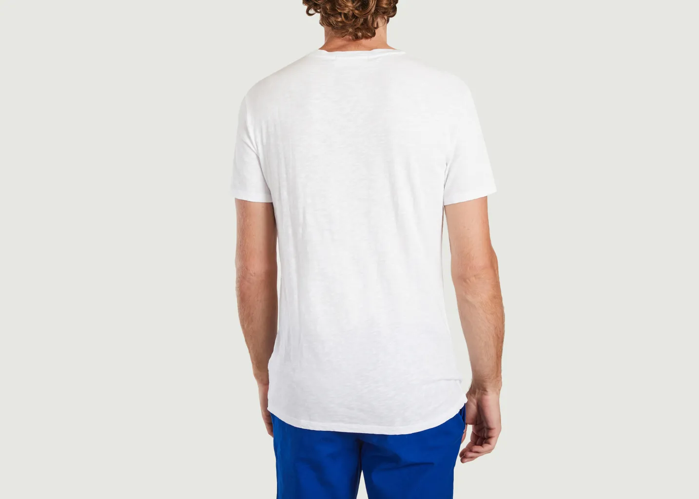 T-shirt ajusté en coton flammé Bysapick American Vintage