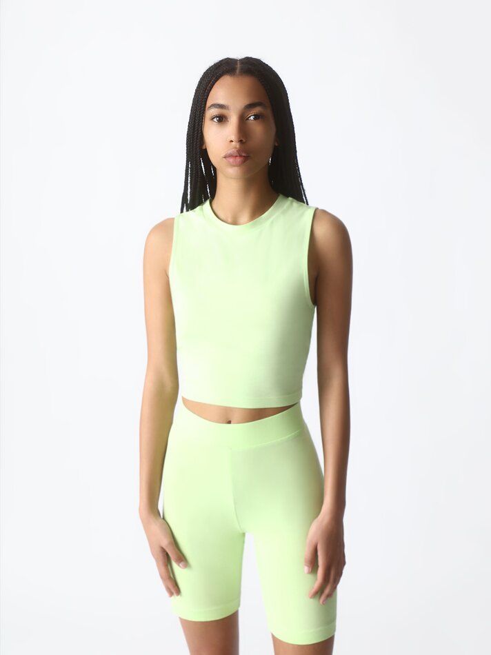 Legging de ciclismo - Verde claro