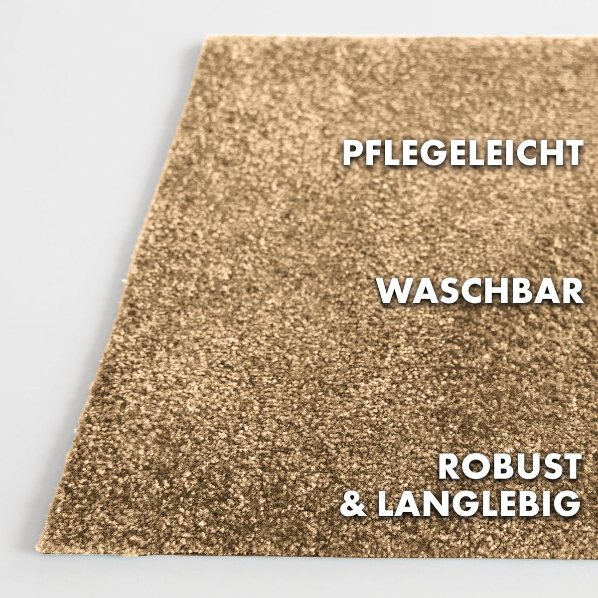 Deurmat Domenico - Stijlvolle en praktische vuilopvangmat - Verkrijgbaar in talloze aantrekkelijke kleuren - Beige / 50 x 80 cm