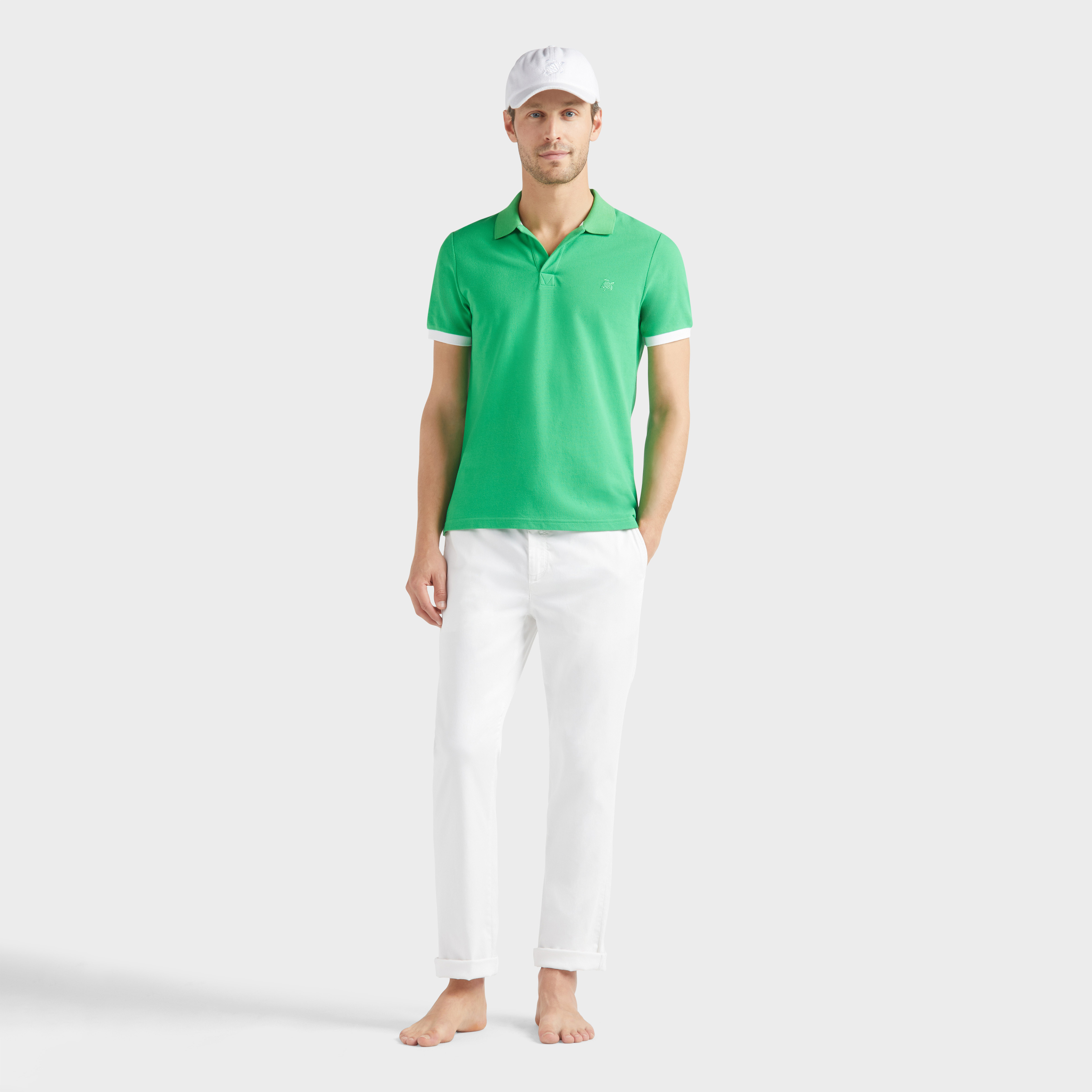 Pantalon taille élastique homme en Tencel Satin