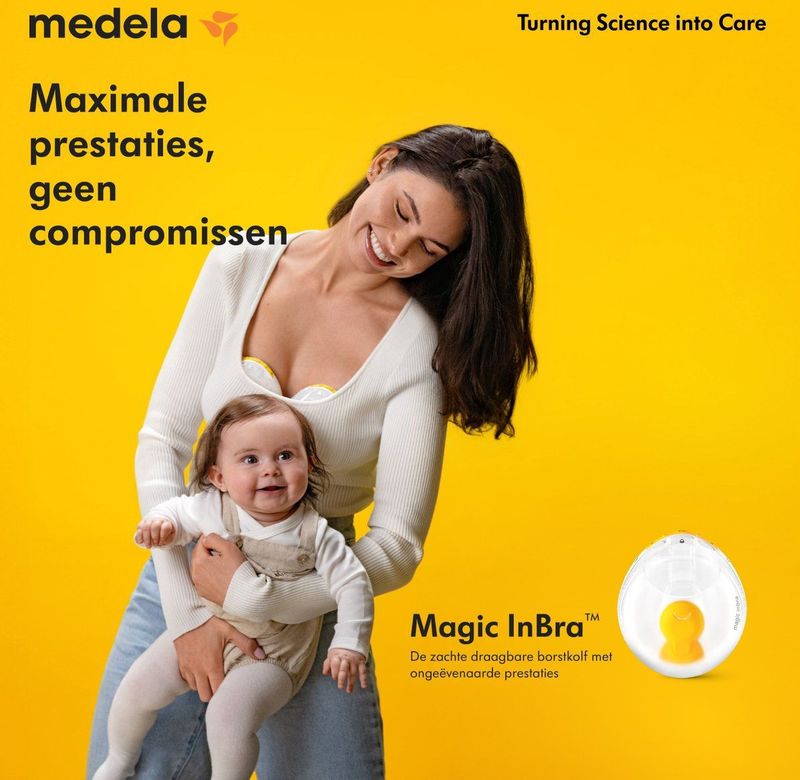 Medela - Magic InBra™ - Borstkolf - Discreet - Comfortabel - Ziekenhuiskwaliteit