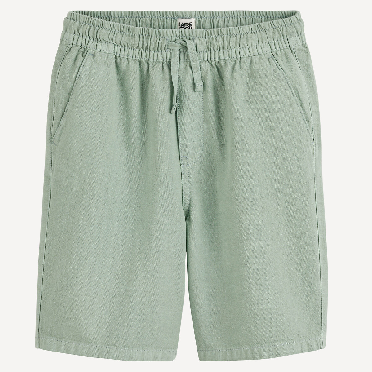 COLEÇÕES LA REDOUTE<br>Bermudas de algodão/linho