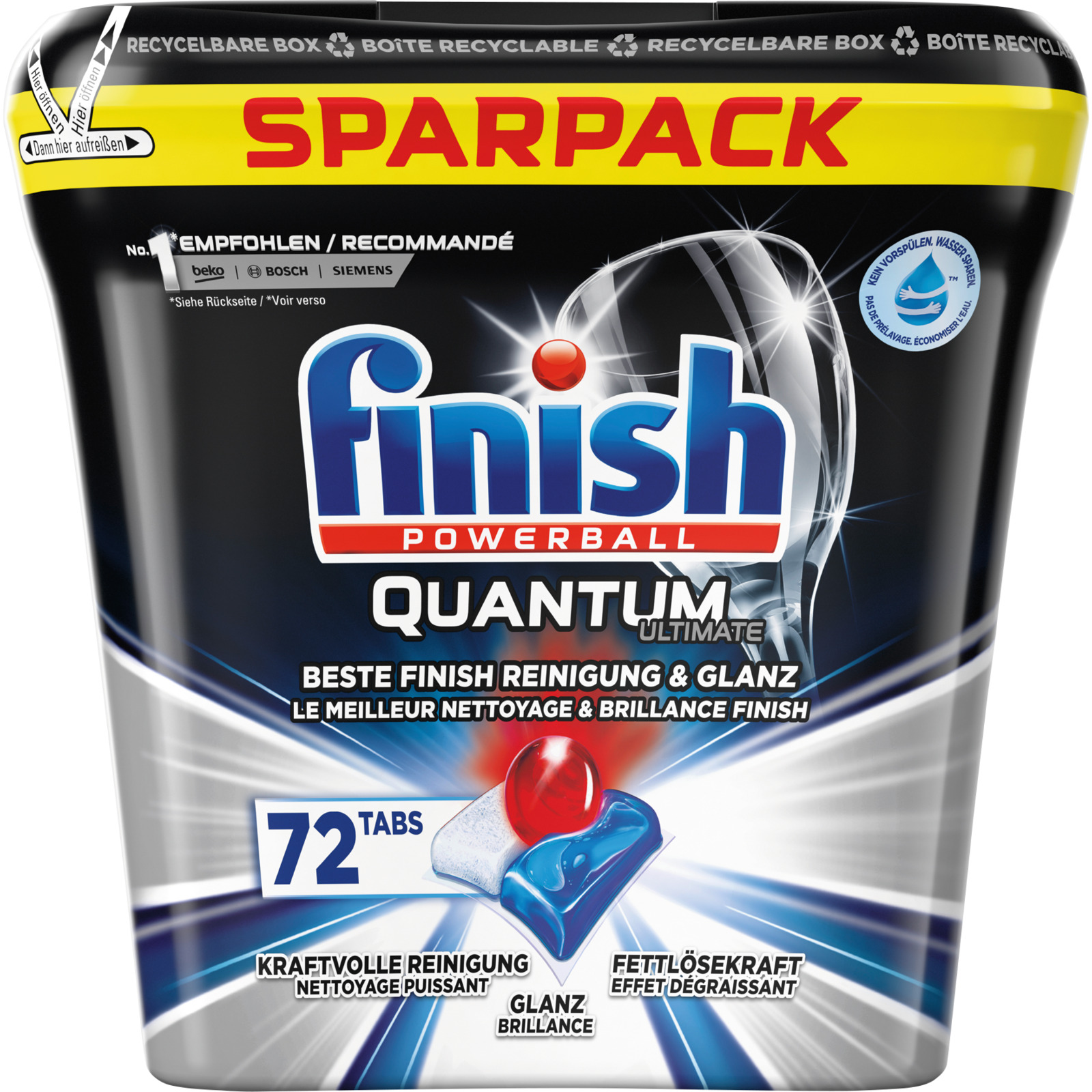 Finish Quantum Ultim Tabs Regular 72er