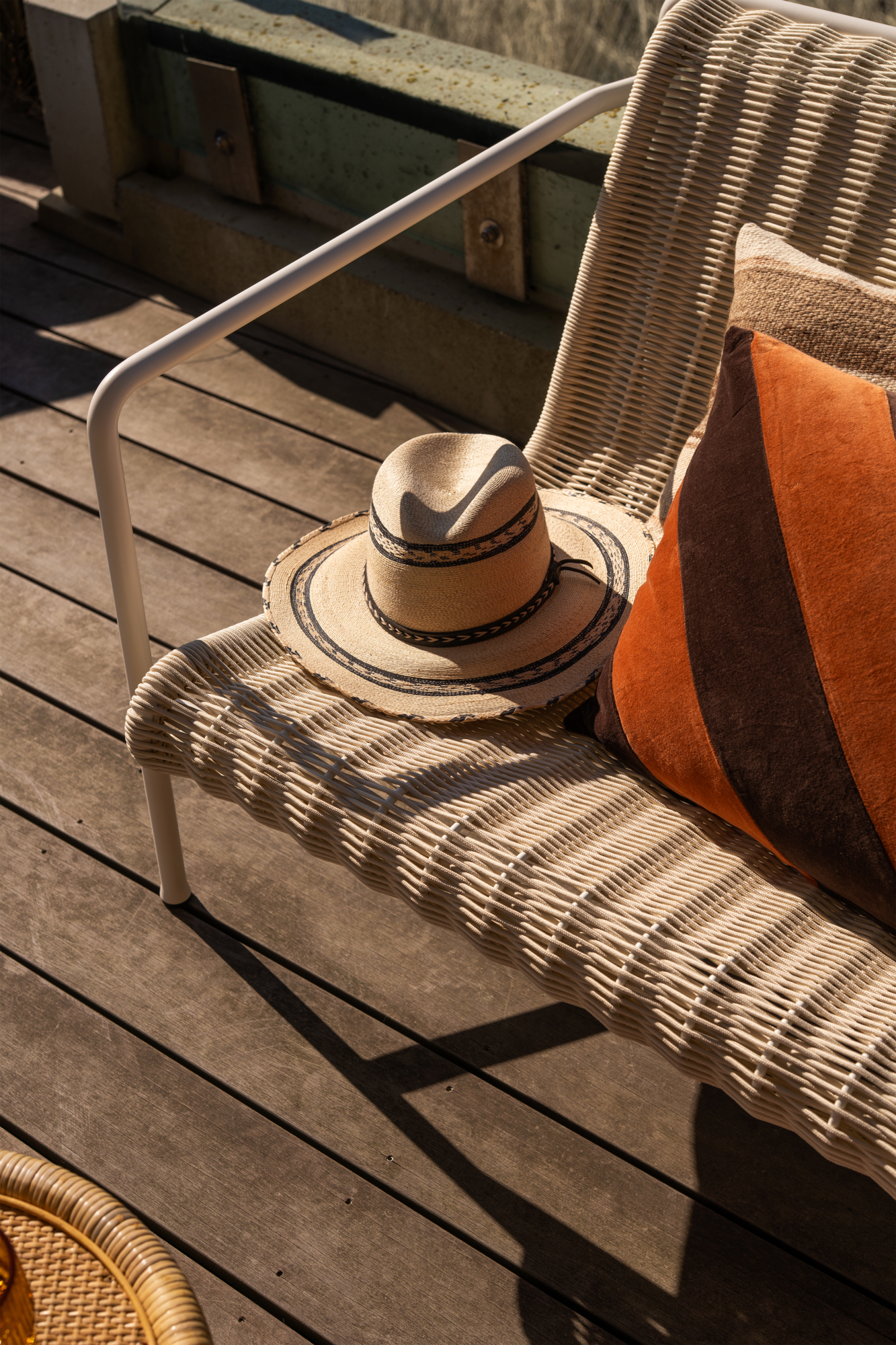 Tuinbank Palissade Cord Lounge grijs