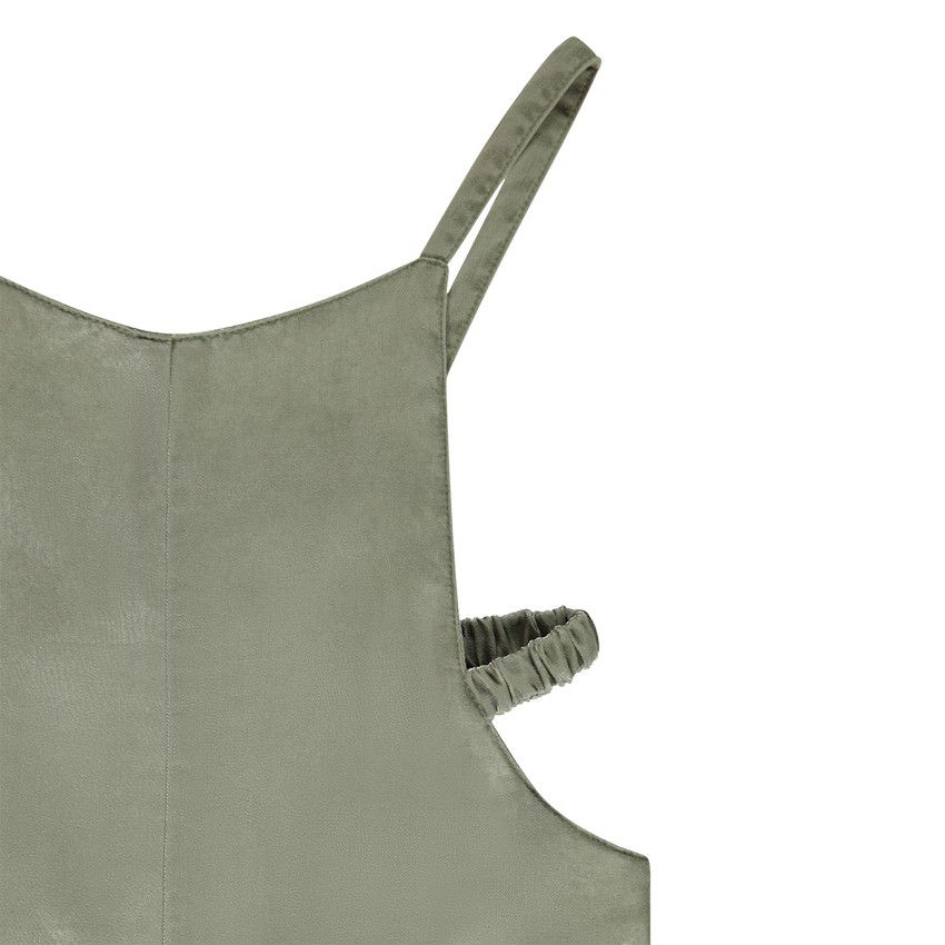 Combinaison longue unie en lyocell pour fille - Vert