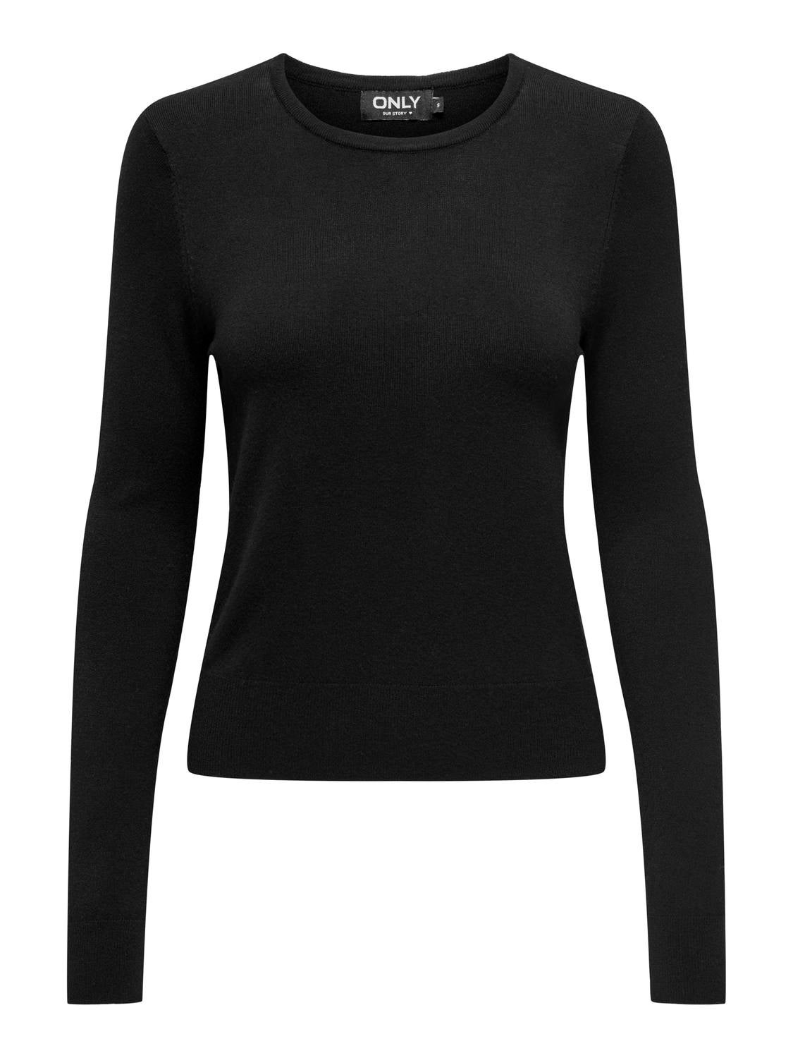 ONLVENICE Strickpullover Black