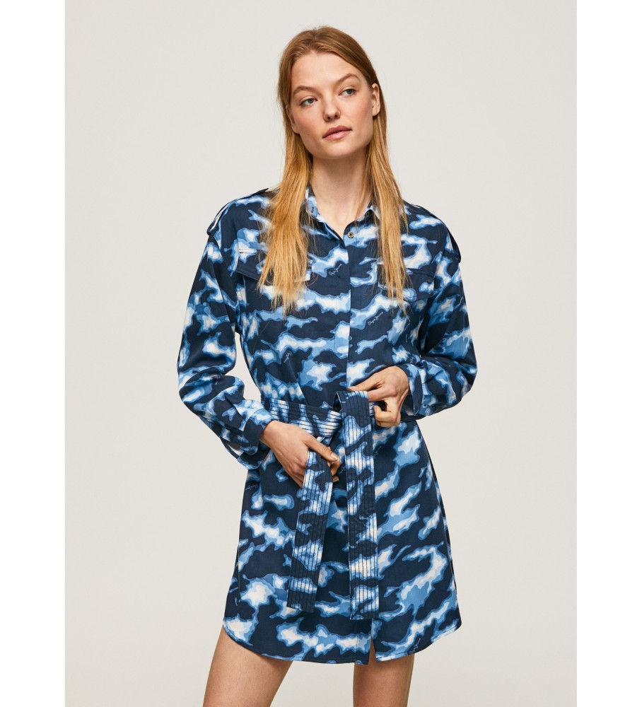 Vestido azul Pepe Jeans Burnet