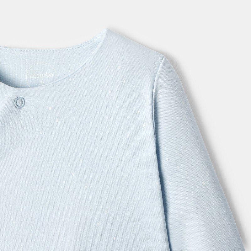 Dors-bien en coton bio matelassé bleu naissance Absorba Bleu