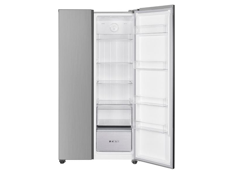 Kibernetik Foodcenter ECOFC595 Grau Side by Side Kühlgerät