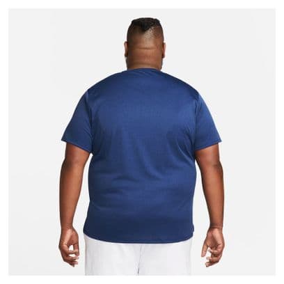Maillot manches courtes Nike Dri-Fit Miler Bleu