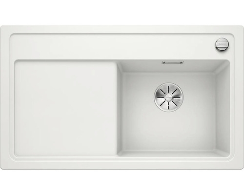 Blanco ZENAR 45 S spoelbak, 860 x 510 mm, wit, 523788, kom rechts