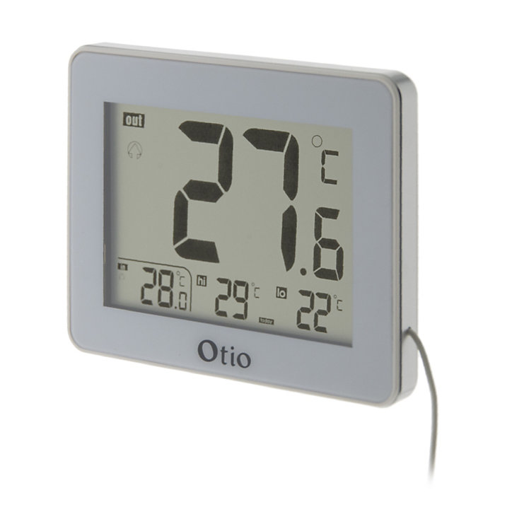 Thermomètre digital intérieur Otio blanc