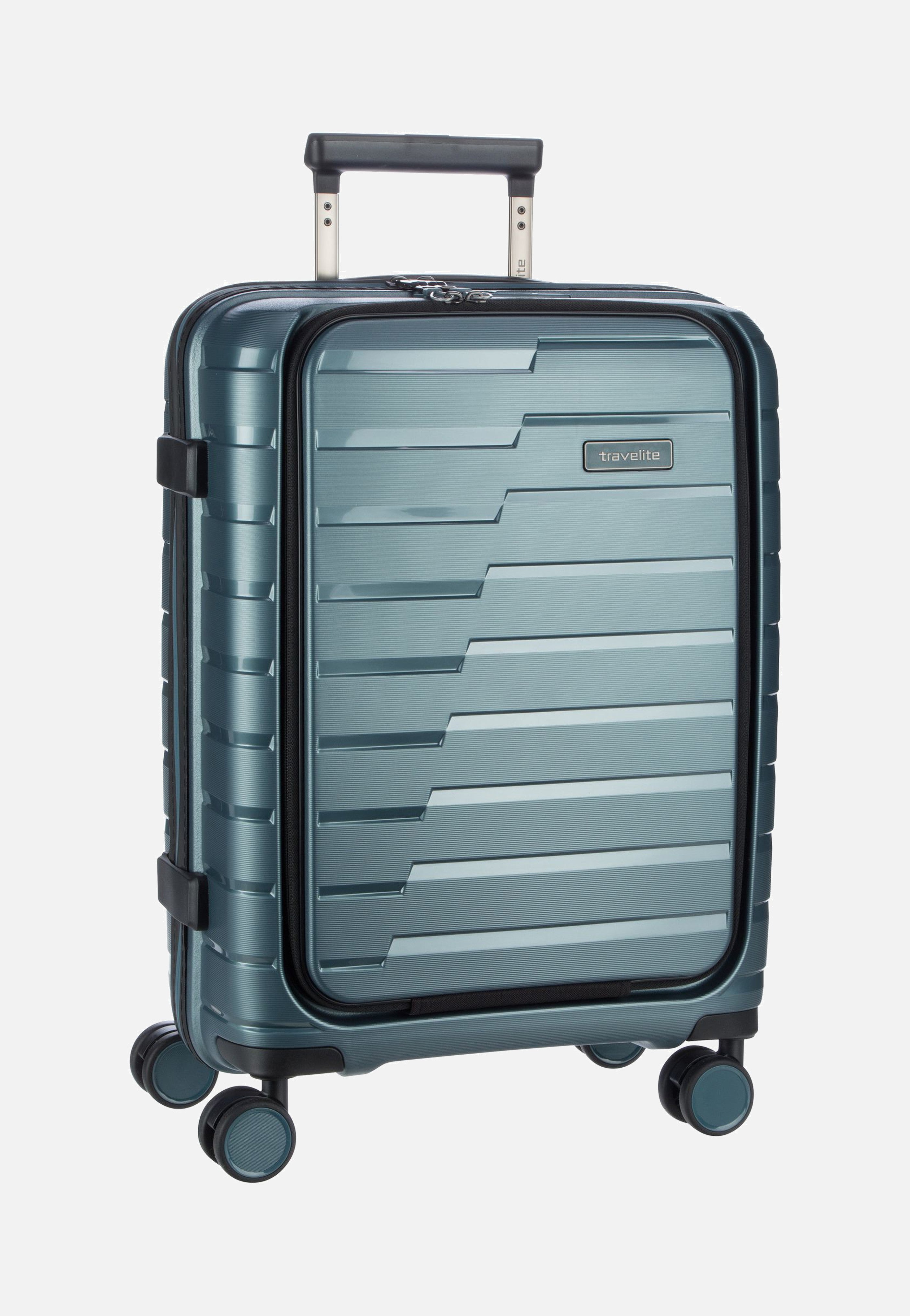 Air Base 4-Rad Trolley S Vortasche Eisblau - Koffer