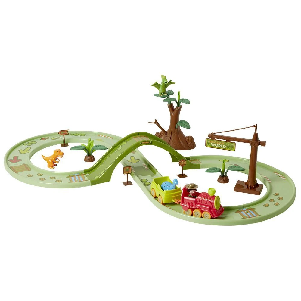Circuit Dinosaure petit train 37 pièces