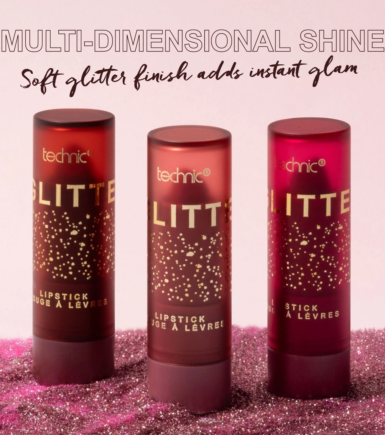 Technic Cosmetics - Batom Glitter - Burlesque