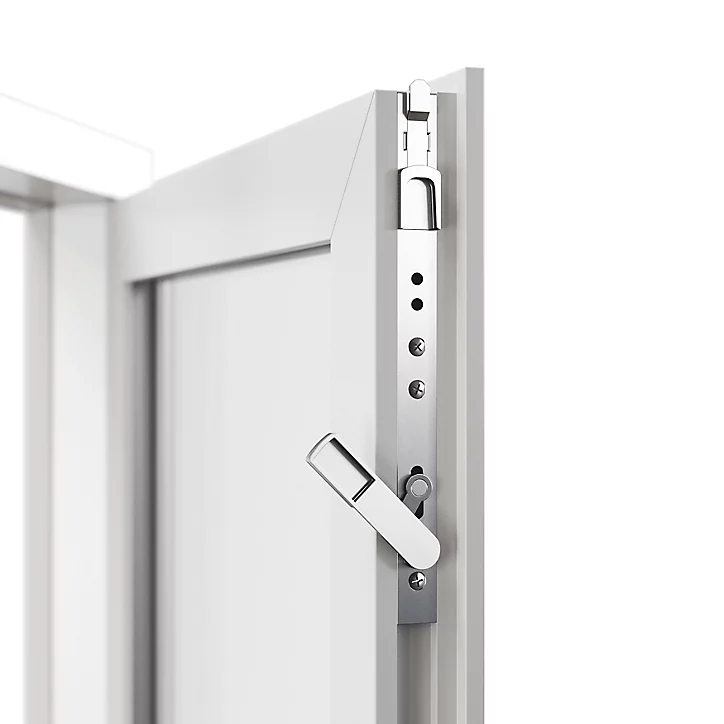 Fenêtre PVC 2 vantaux oscillo-battant GoodHome blanc - l.120 x h.75 cm