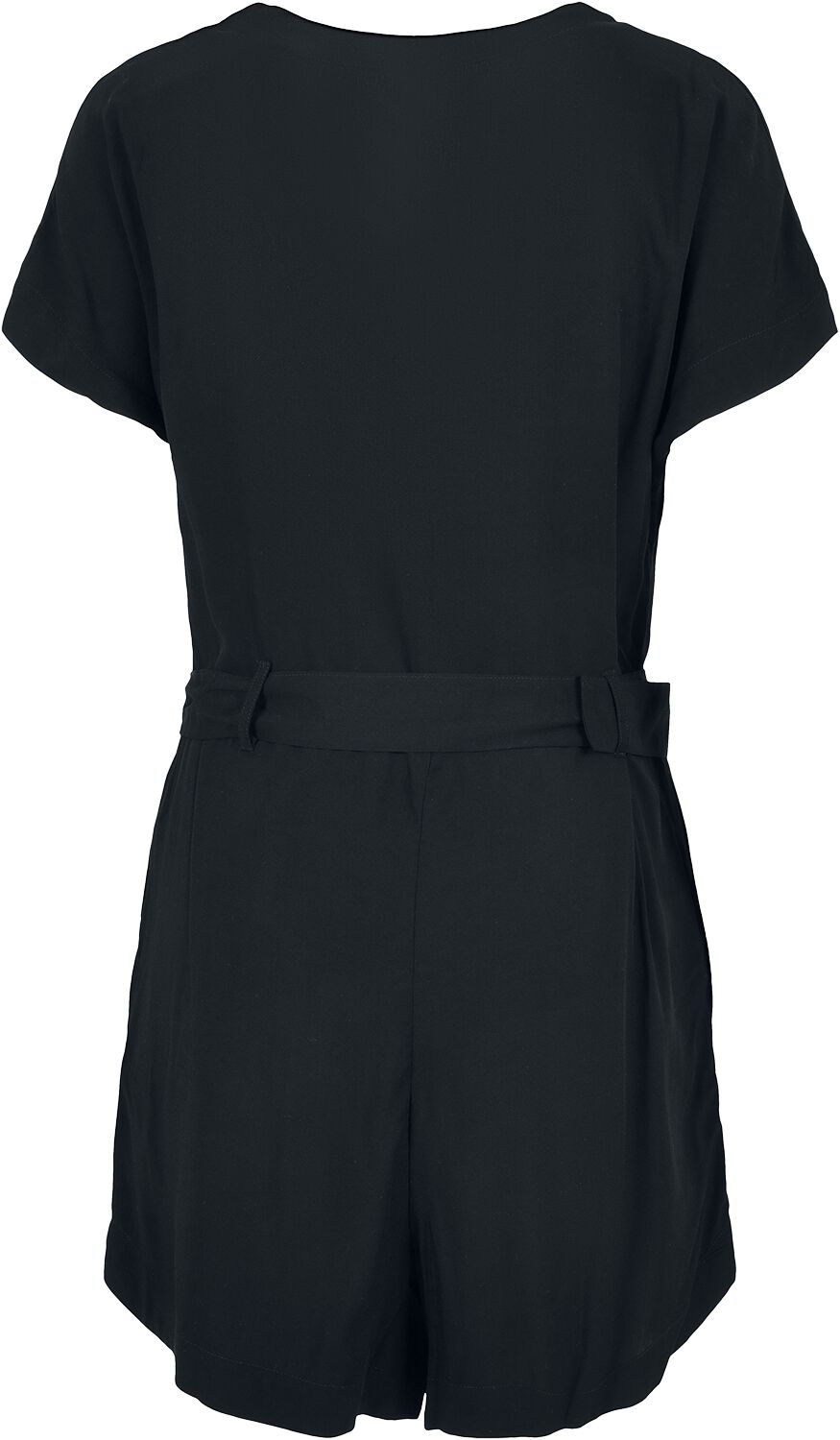 Combinaison Noire Ceinture Viscose | Urban Classics Salopette