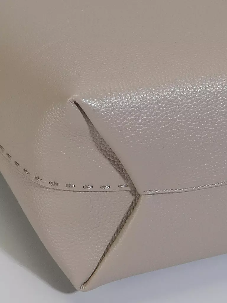 TORY BURCH Ledertasche - Shopper McGRAW TOTE creme