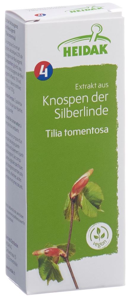 HEIDAK Knospe Silberlinde Tilia tomentosa<br>30 ml, Flasche, Glycerinmazerat